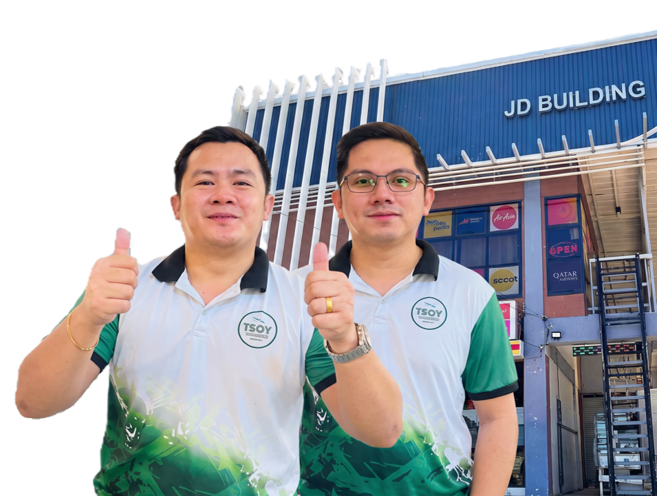 TSOY Representatives in front of JD Building